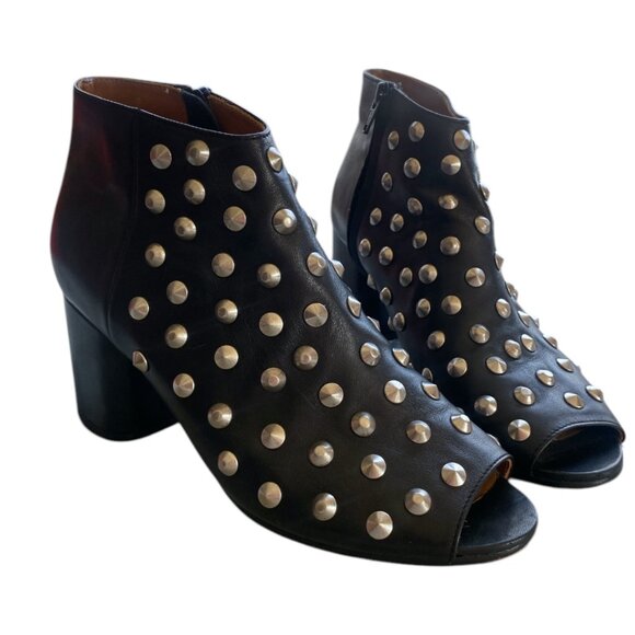 Junya Watanabe Leather Studded Boots Comme Des Garcon - Size 8 - Picture 10 of 15